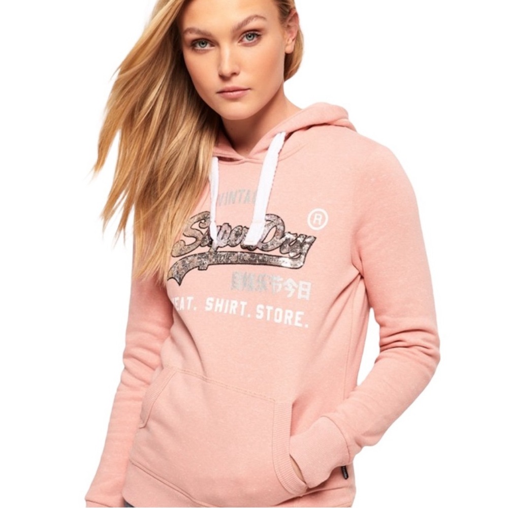 Super dry pink sweater